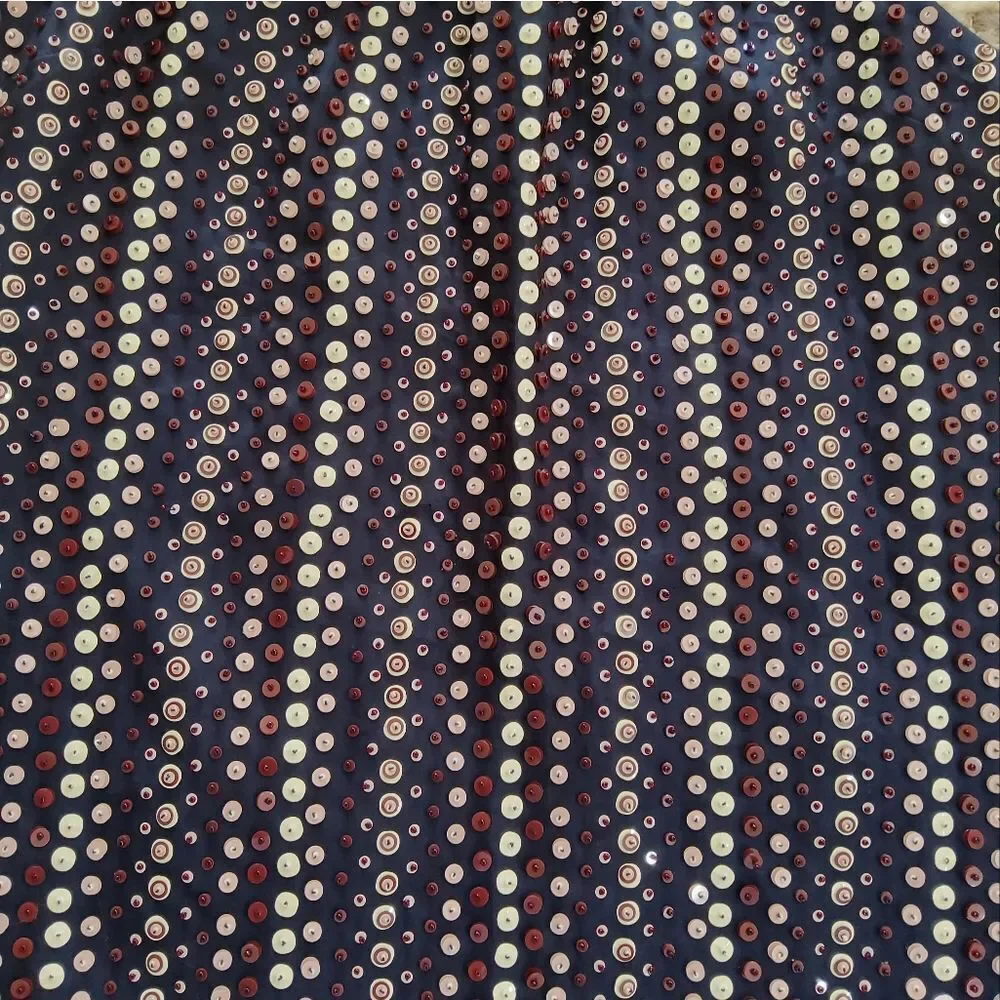 J.Crew Collection Navy Blue Sequin Dress Size 8